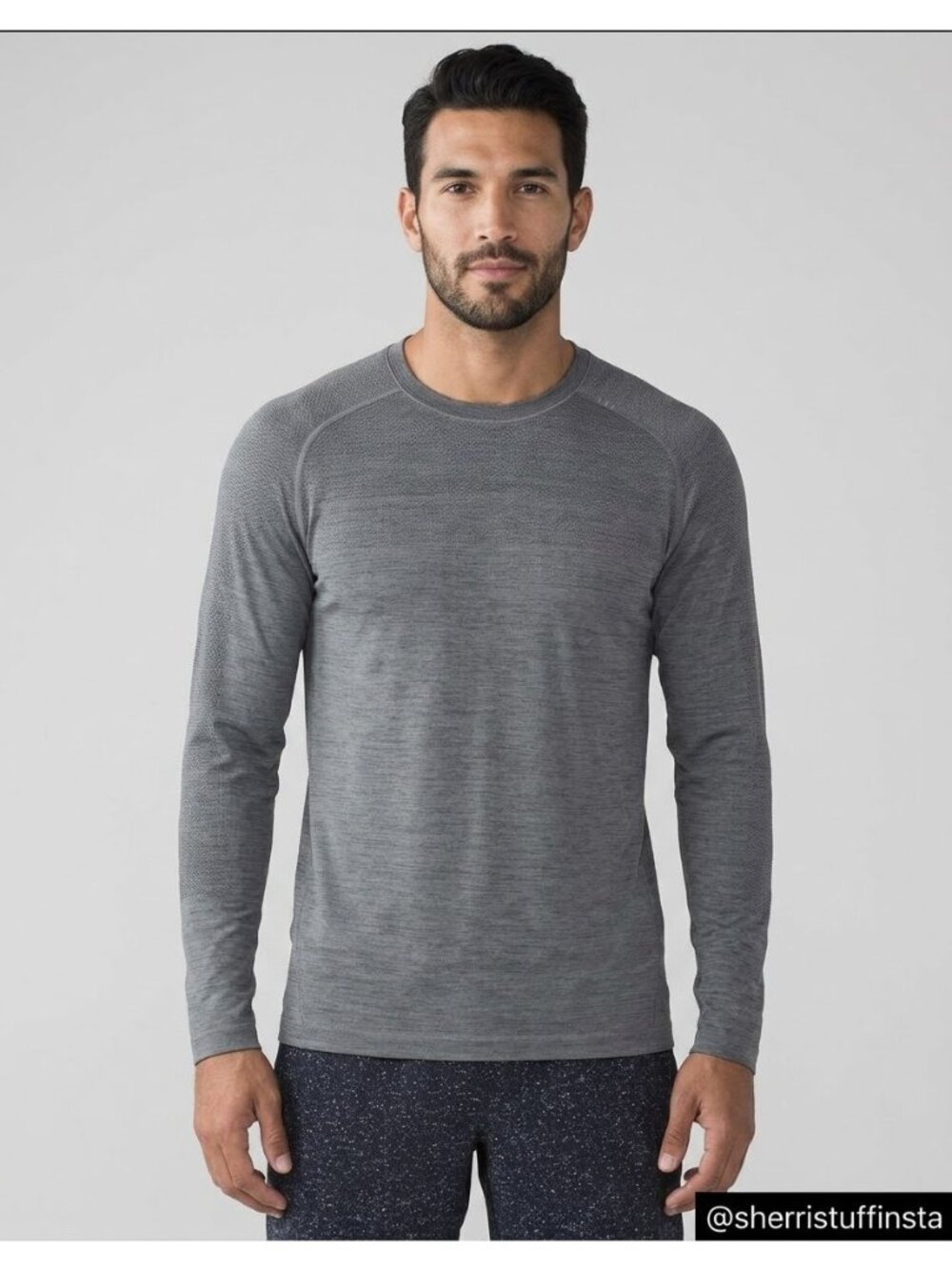 Lululemon Men’s Metal Vent Tech Long Sleeve Training Shirt Top Grey Small S